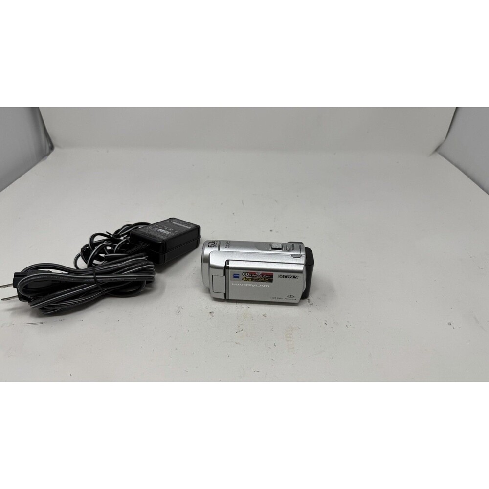 Sony Handycam DCR-SX40 Digital Camcorder Camera Silver w/Charger & Battery